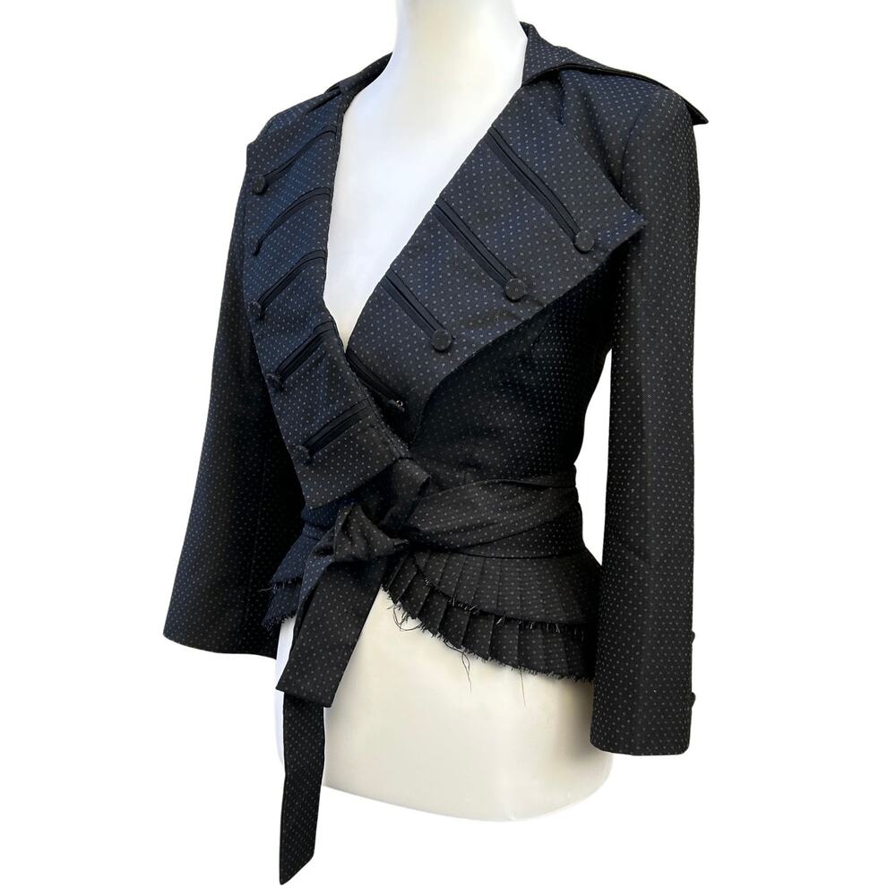 L.A.M.B Womens 2 Piece Blazer Pant Suit, 2005 Dark Navy - Picture 10 of 14